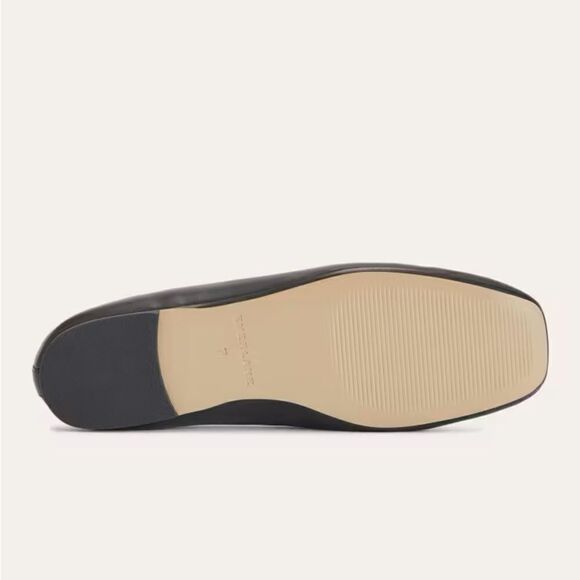 NEW EVERLANE The Day Ballet Flat in black leather - Picture 8 of 8
